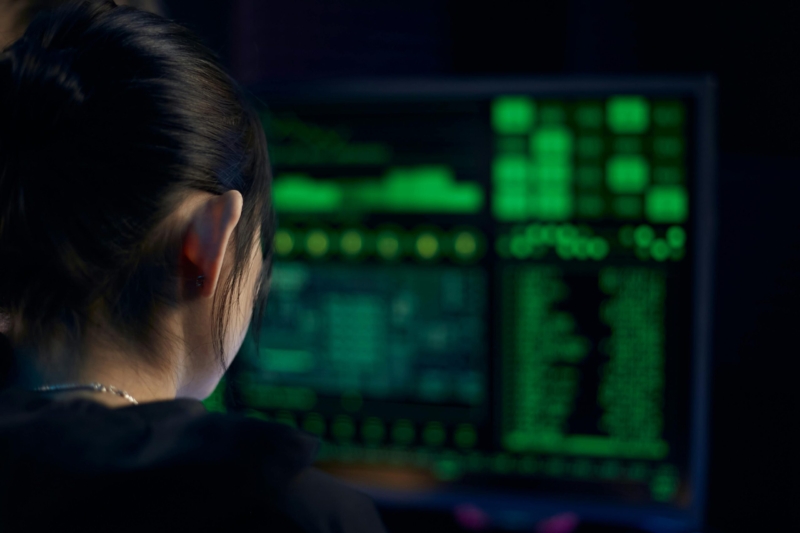 Business team reviewing cybersecurity vulnerabilities and patch management strategy with SHIERTECH IT support
